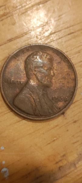 This is a 1938 wheat penny that I&hellip;