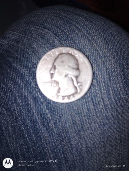 This is a 1944 quater in good condition