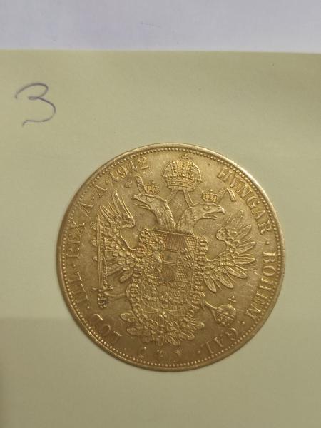 Franc Joseph Austria 4 Ducat 13.97 gr Gold purity 0.986&hellip;