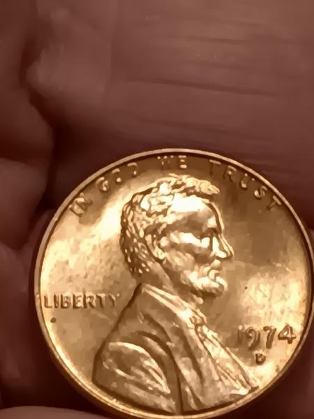 1974 penny real shinny has real strong doubling
