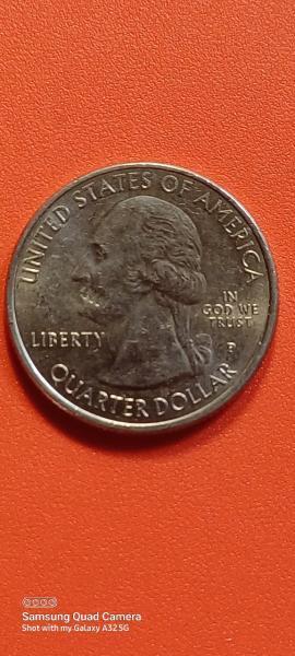 The quarter looks as though George Washington's mouth&hellip;