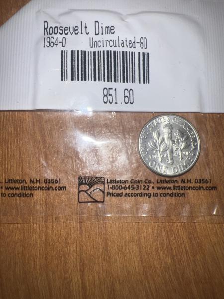 1964-D Roosevelt dime