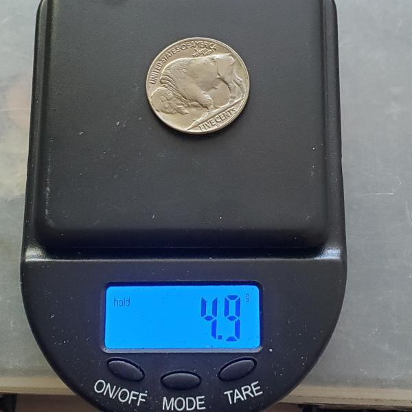 3 legged Buffalo nickel 1937 Excell. Even under&hellip;