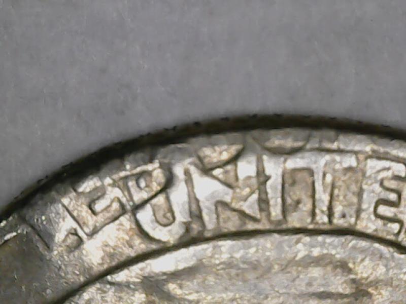 The letter p is reversed looks like double stamped I&hellip;