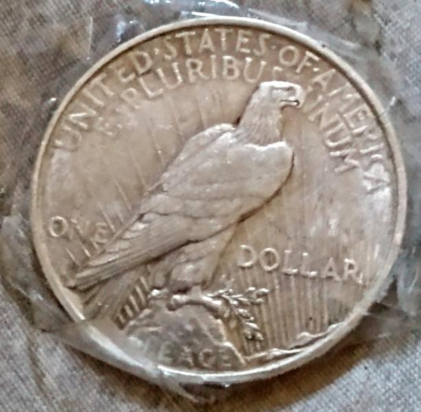 1922 peace dollar