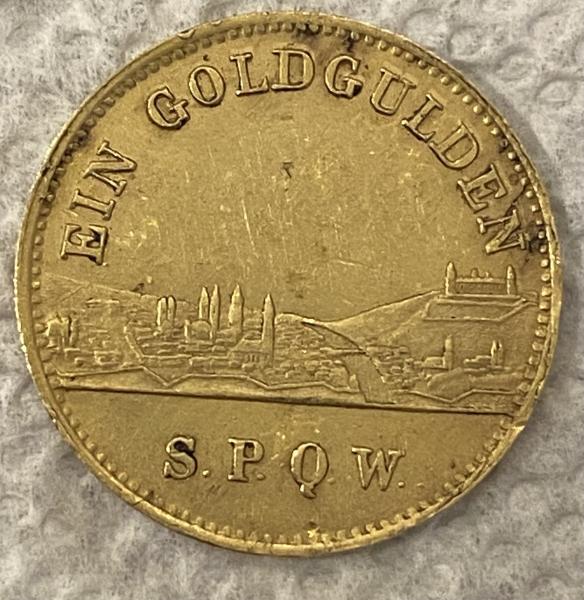 1864 Ludwig II goldgulden