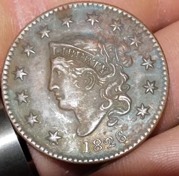 1826 matron large cent would like to know what it&hellip;