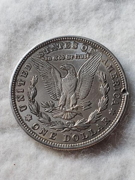 1921 D Morgan silver dollar. I'm just trying…