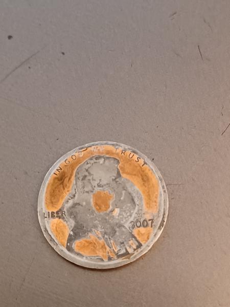 This is a 2007 penny, If you tilt&hellip;