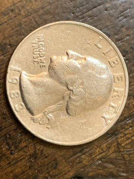 1983 P Washington Quarter. Heard this could be…