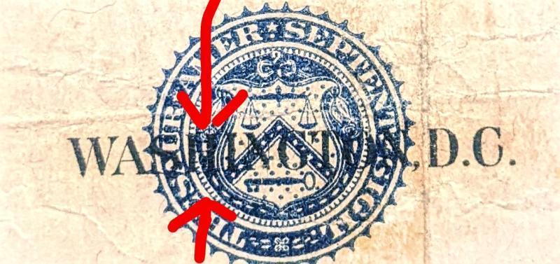 1935 One Dollar Silver Certificate has a spelling&hellip;