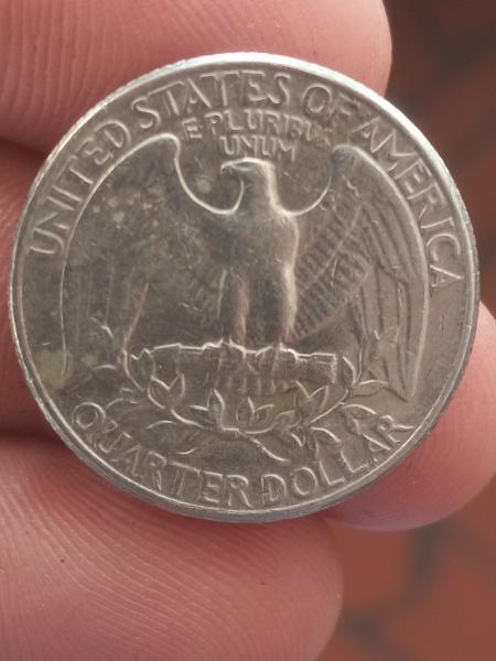 It's a 1982 D quarter I beieleve there…