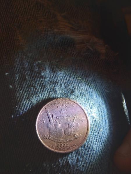 2002 Tennessee state Quarter clad error.
