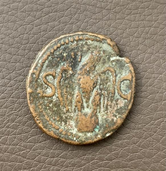 Bronze As of Tiberius, Rome, AD 34 -&hellip;