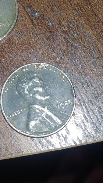 1943 penny .