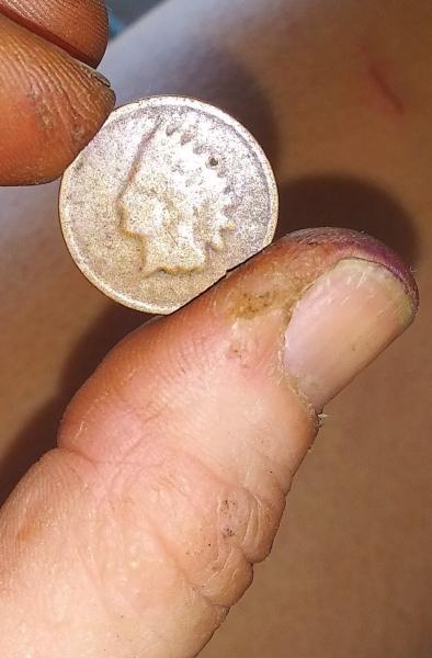 Indian head penny from 1800s