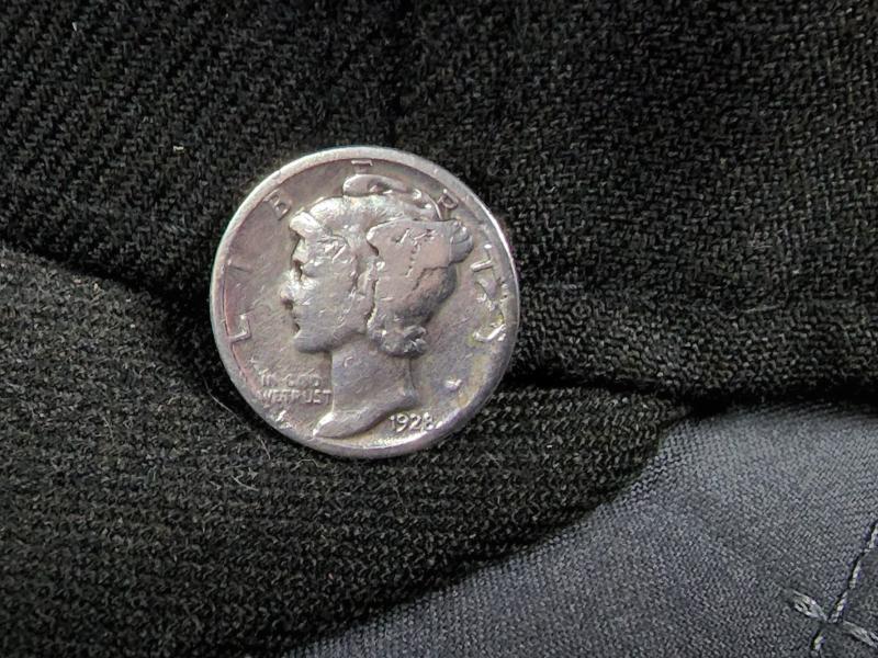 1928 barber dime
