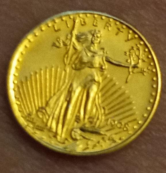 1908 $20 saint gaudens dollar mini gold coin…