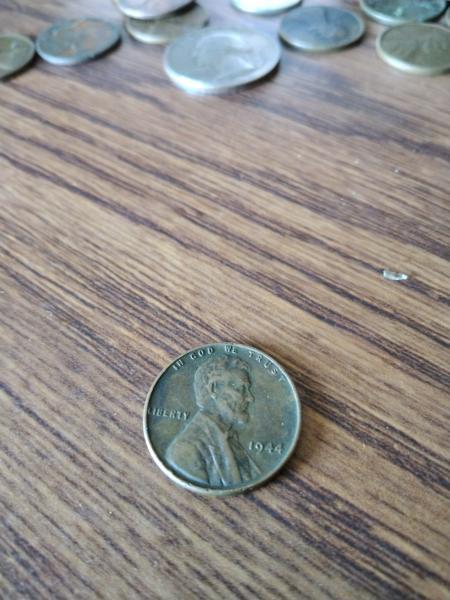 1944 wheat no mint