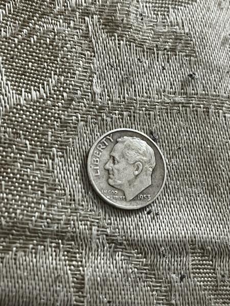 90% silver dime 1955 S mint
