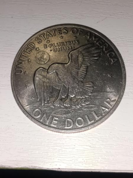 1972 silver dollar double die