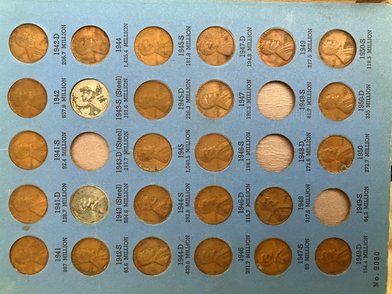 Hello! I have a 1943-S, 1944 D, 1946-S & 1958&hellip;