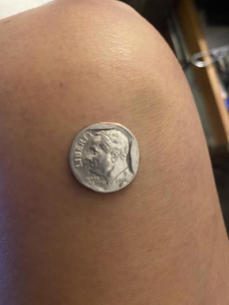 2014 dime looks like it’s been Miss struck not sure&hellip;