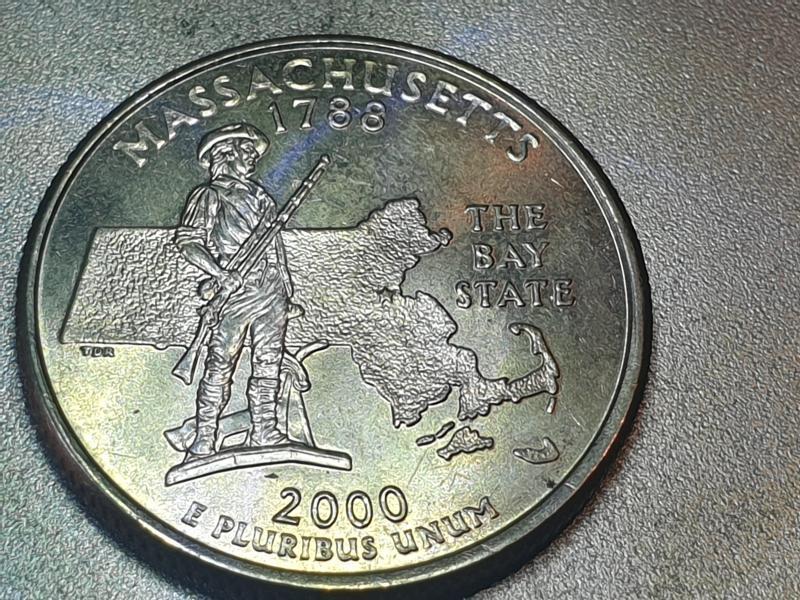 Massachusetts Quarter with what appears to be a&hellip;