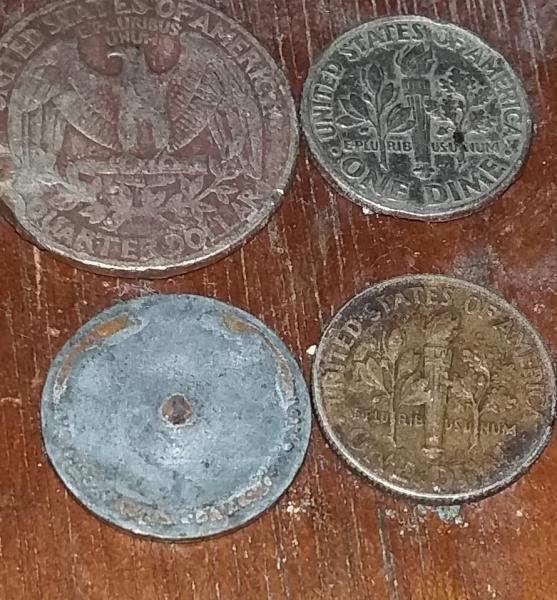 A 1997 quarter that has a piece of&hellip;
