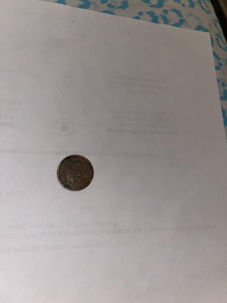 One Cent penúltimo from the year 1918. We…