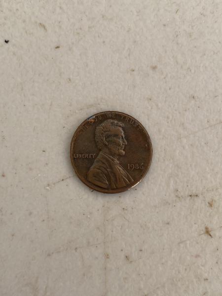 US penny 1986