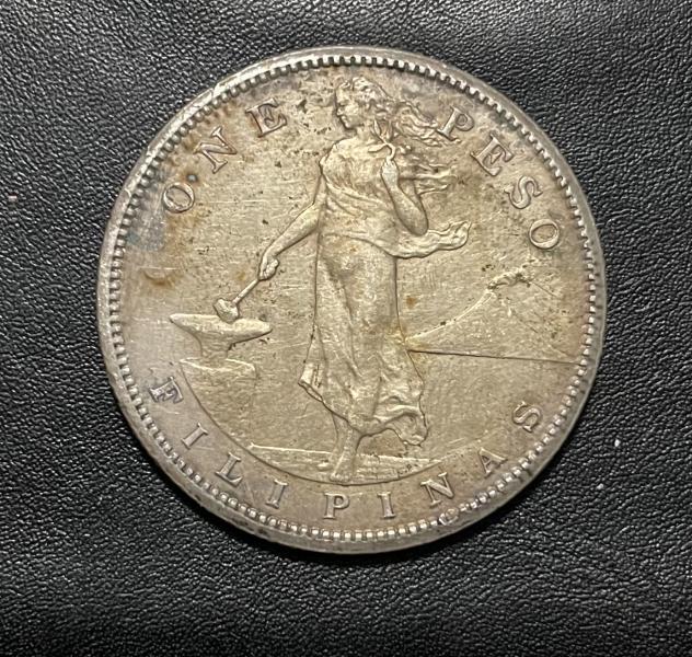 1908s Philippine One Peso
