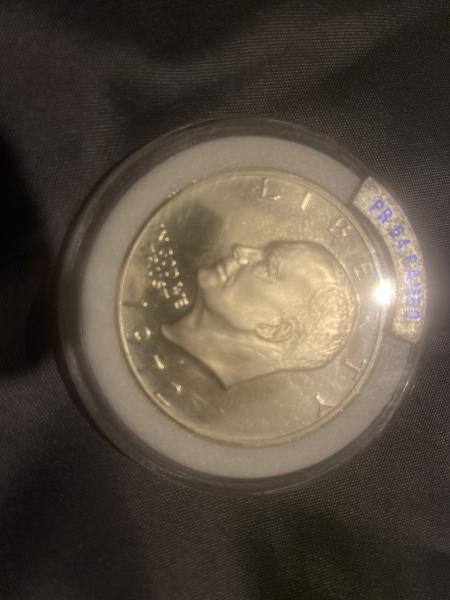 1972 S Eisenhower dollar pr 64 cameo
