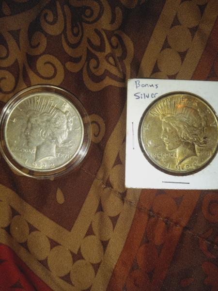 1922 Peace Dollars