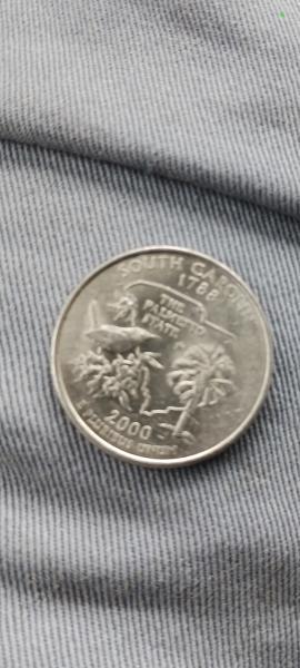 It's a error coin 2000 South Carolina quarter,…