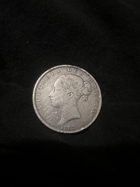 1883 Queen Victoria coin one of many old international coins&hellip;