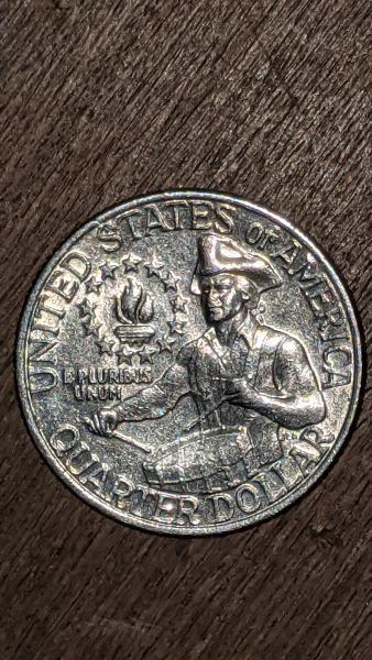 1776 1976 bicentennial quarter no makers mark and…