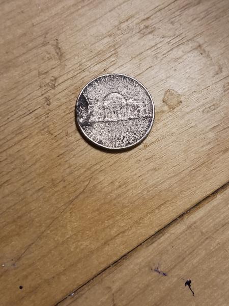 2019 Jefferson nickel..missing eyes and the coin in…