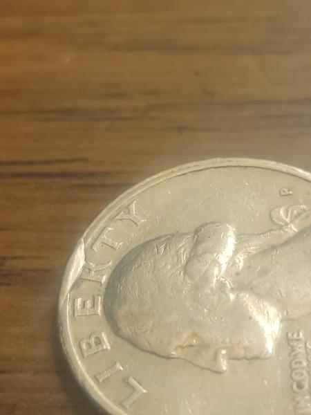 Die chip? There is a raised spot where&hellip;