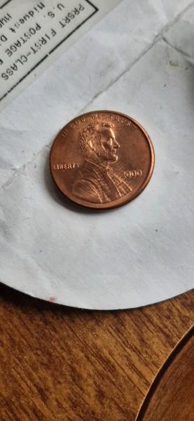 2000 penny with an error on front of&hellip;