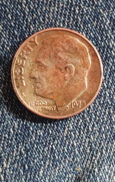 1975 mint error dime