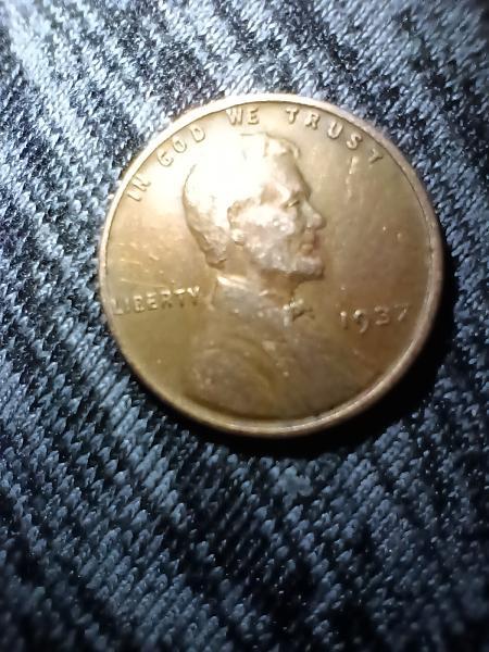 I have 1937 wheat penny with no mint&hellip;