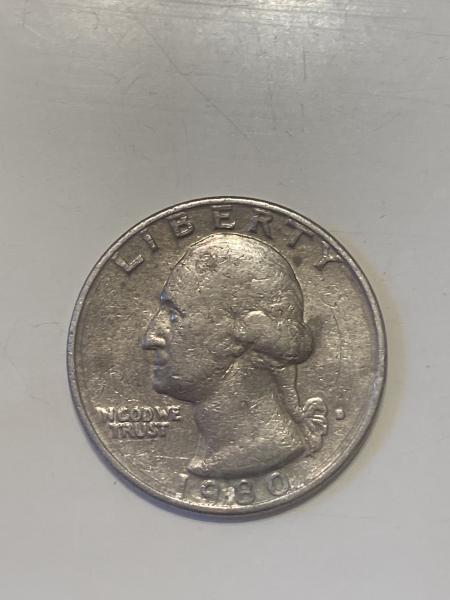 1980 quarter With the mint mark appears to&hellip;