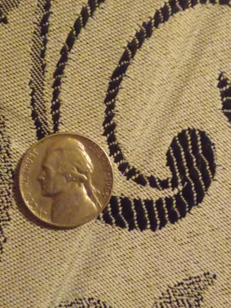 1964 no int mark Jefferson nickle