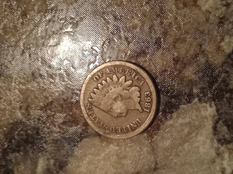 1863 Indian head penny