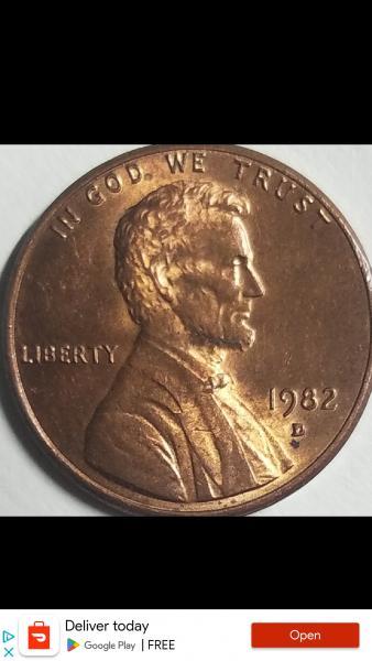 1982 D mint small date