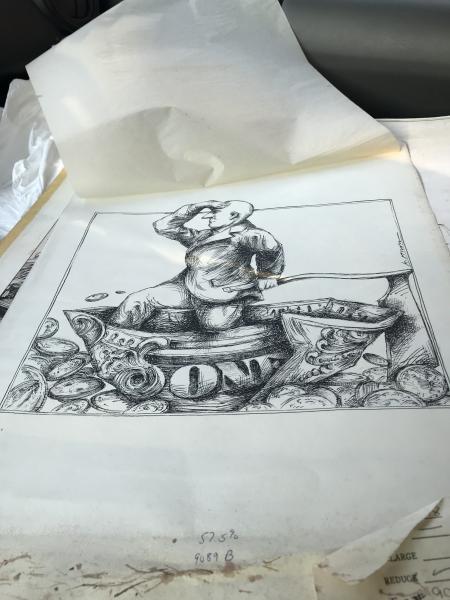 A American Express print