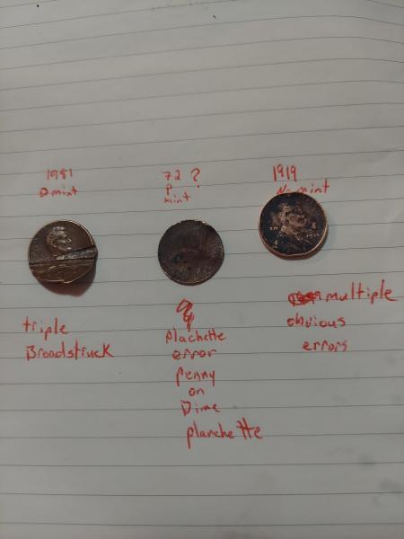 Found in pocket change. The planchette error coin&hellip;