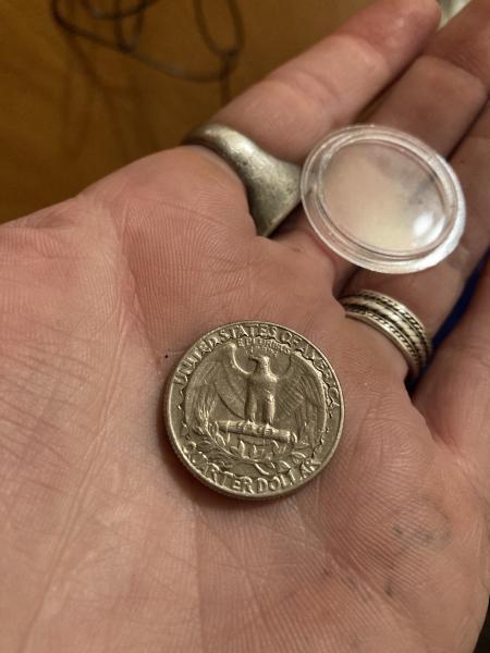 1972 quarter, my grandfather has had this coin&hellip;