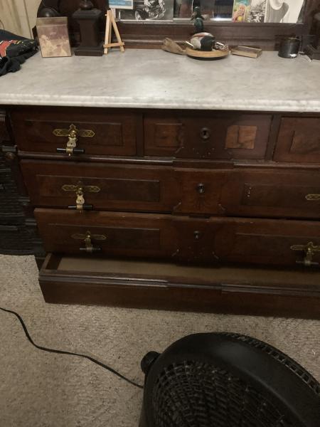 Old 1800s bedroom suite